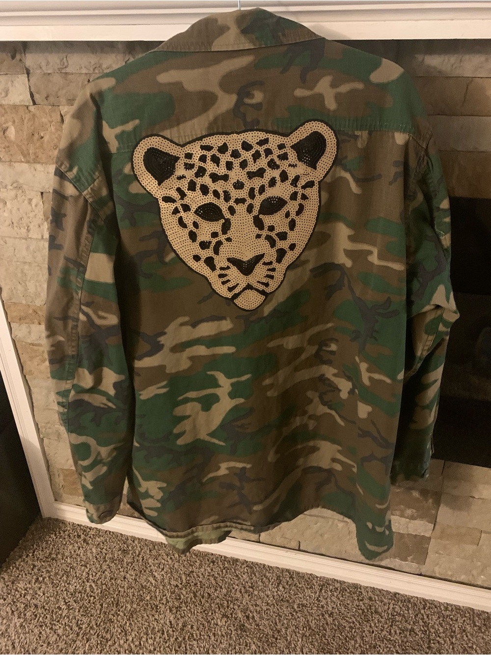 13. OOAK Custom Original Army Fatigue Jacket Ptp 27